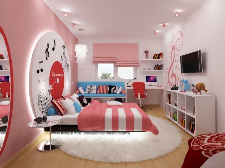 Идеи дизайна для комнаты девочки подростка