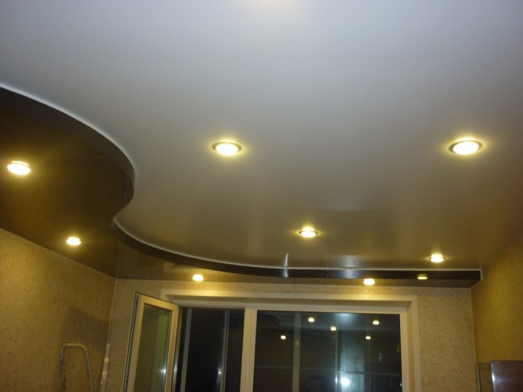 Двухуровневый потолок с подсветкой: лучшие решения
